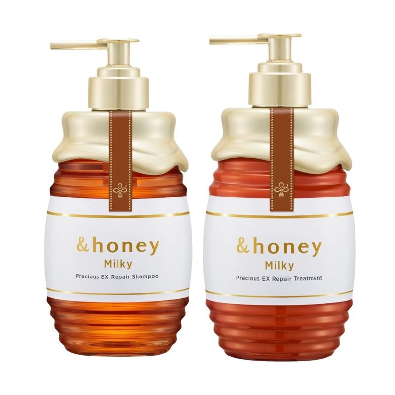 &honey Milky Precious EX Repair Shampoo/Conditioner – Intensive Repair for Damaged, Dry Hair