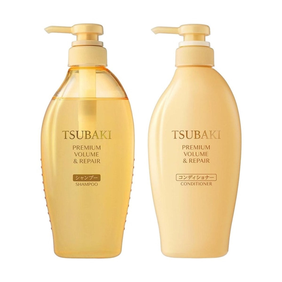 Tsubaki Premium Volume & Repair Shampoo & Conditioner – Lightweight Repair for Fuller, Bouncier Hair
