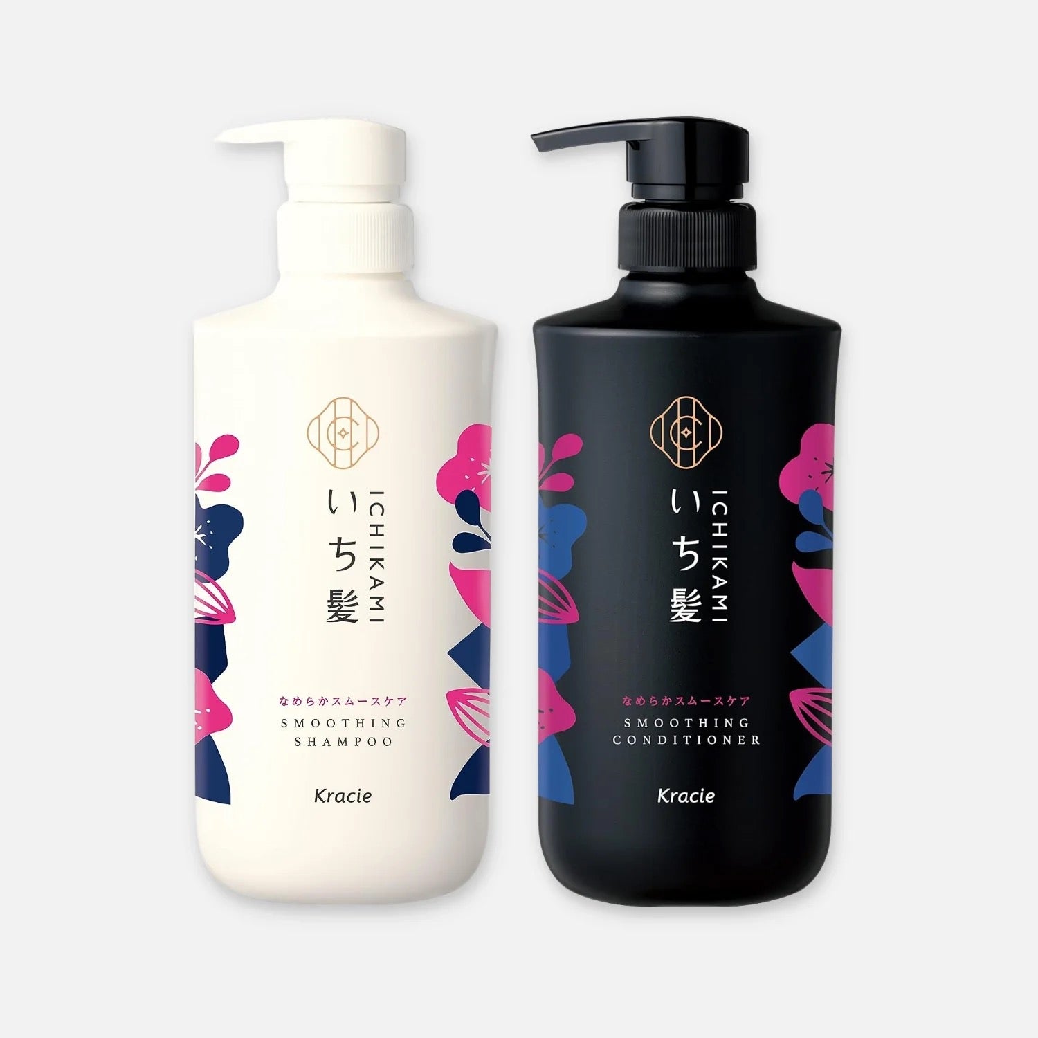 Kracie Ichikami Smoothing Shampoo & Conditioner Set – Restore Shine & Prevent Hair Damage