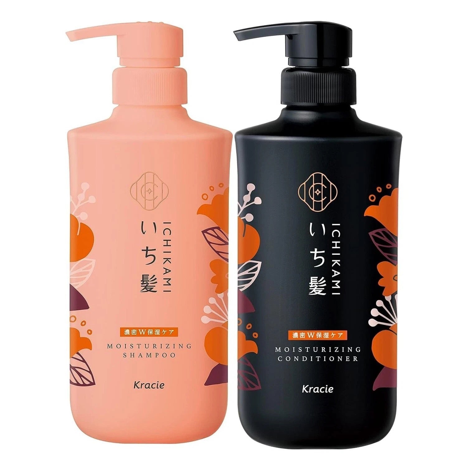 Kracie Ichikami Moisturizing Shampoo & Conditioner Set – Deep Hydration with Japanese Botanicals