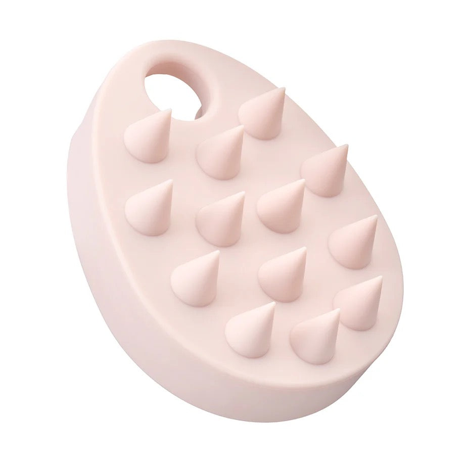 Mapepe Relaxing Scalp Care Brush Soft Baby Pink– Gentle & Soothing Scalp Massage