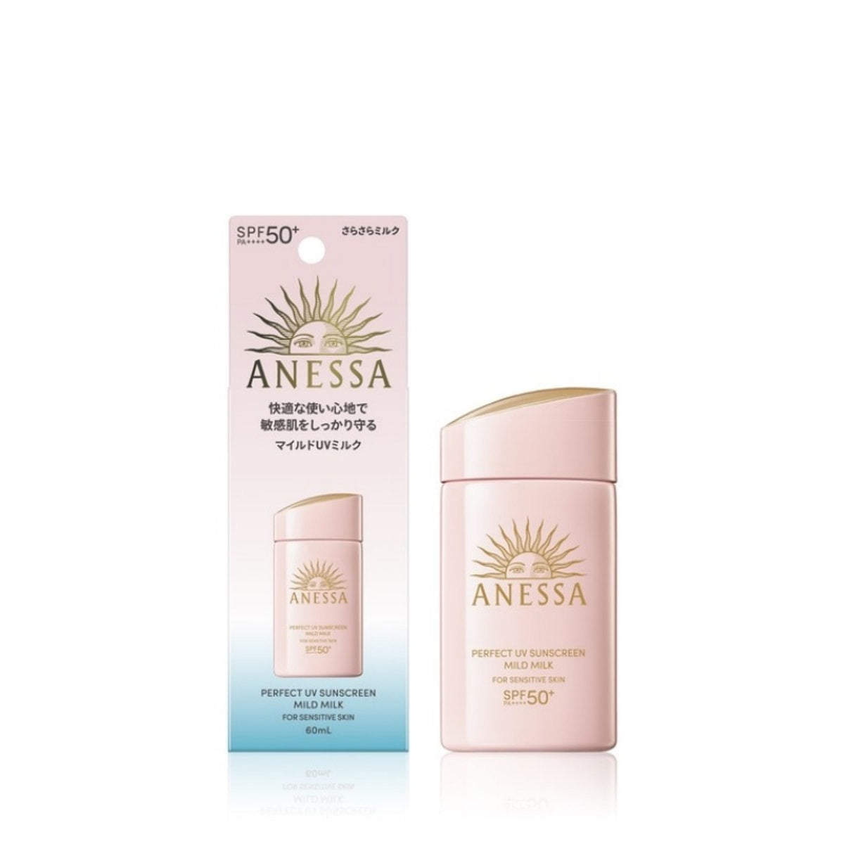 ANESSA Perfect UV Sunscreen Mild Milk – Gentle, High Protection for Sensitive Skin & Kids