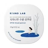 Round Lab Birch Juice Moisturizing UV Lock Sun Cushion – Instant Hydration & UV Protection On-the-Go