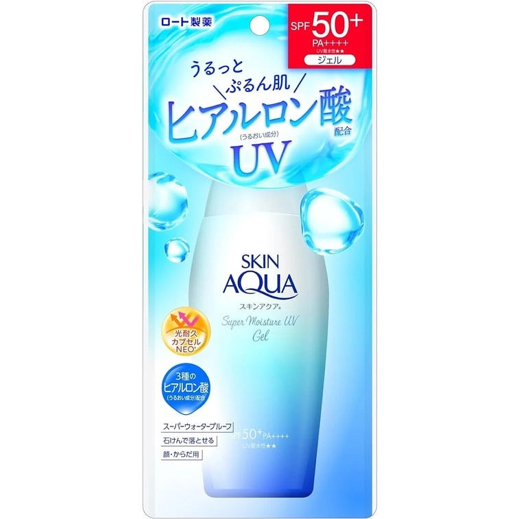 Skin Aqua Super Moisture UV Gel SPF50+ PA++++ – Lightweight, Hydrating Sun Protection