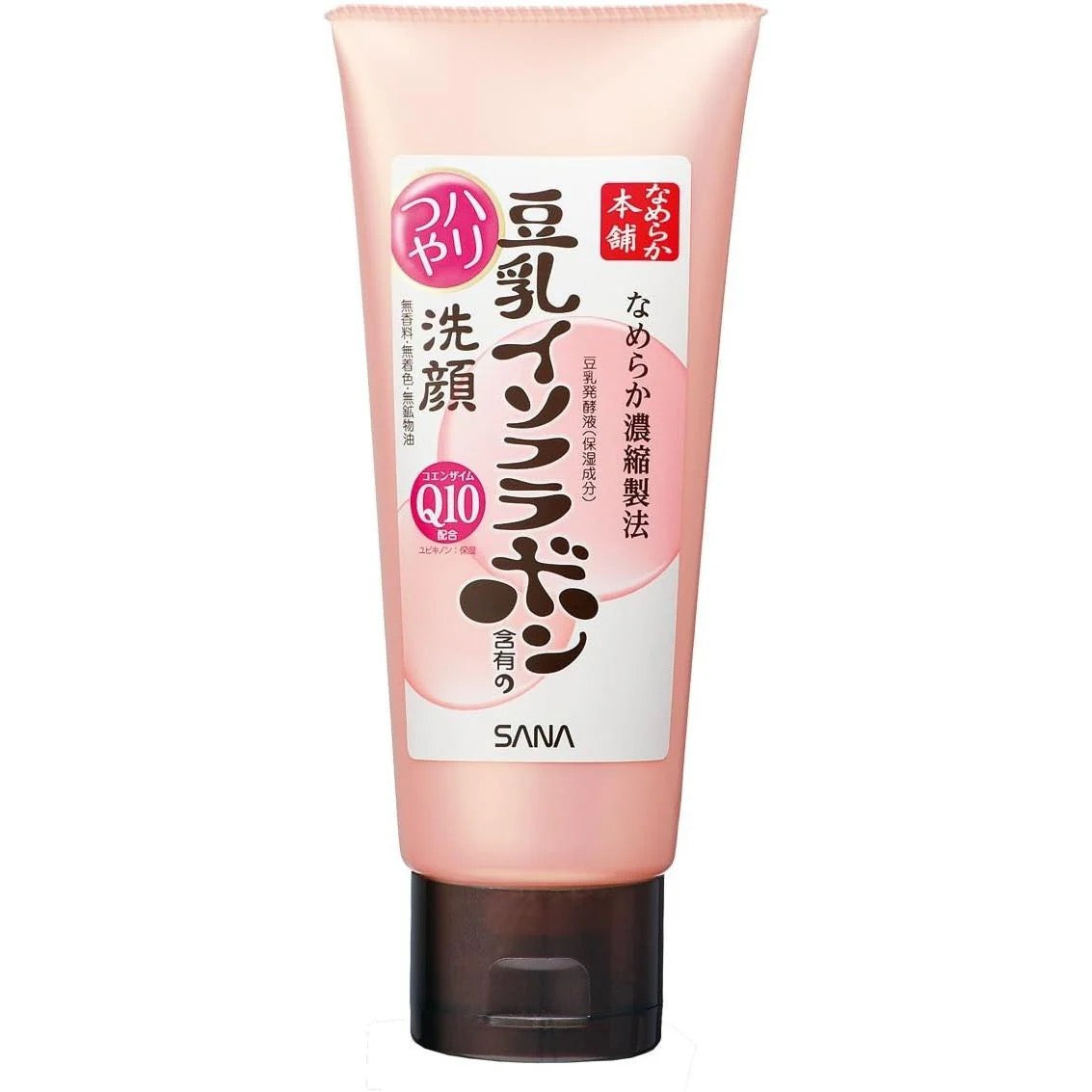 SANA Nameraka Isoflavone Q10 Cleansing Wash – Deep-Cleansing Foam for Smooth, Moist Skin