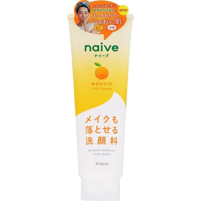 Kracie Naïve Yuzu Ceramide Makeup Removal Face Wash