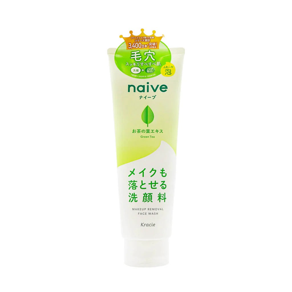 Kracie Naïve Makeup Removal Face Wash Green Tea