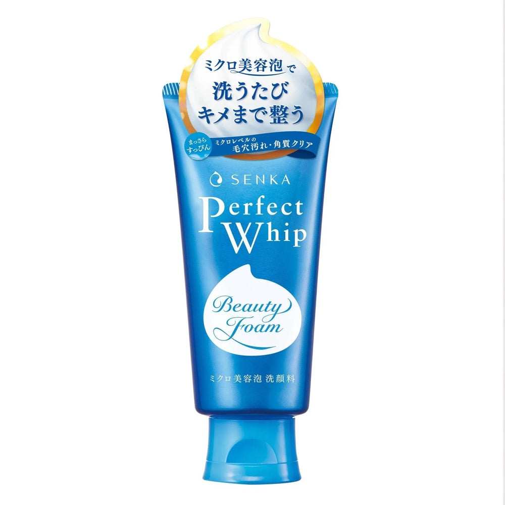 Senka Perfect Whip Cleansing Foam – Silky Dense Foam for Deep & Gentle Cleansing