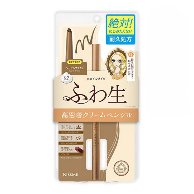 KISSME Heroine Make Soft Define Cream Pencil – Soft Definition & Long-Lasting Gel Eyeliner