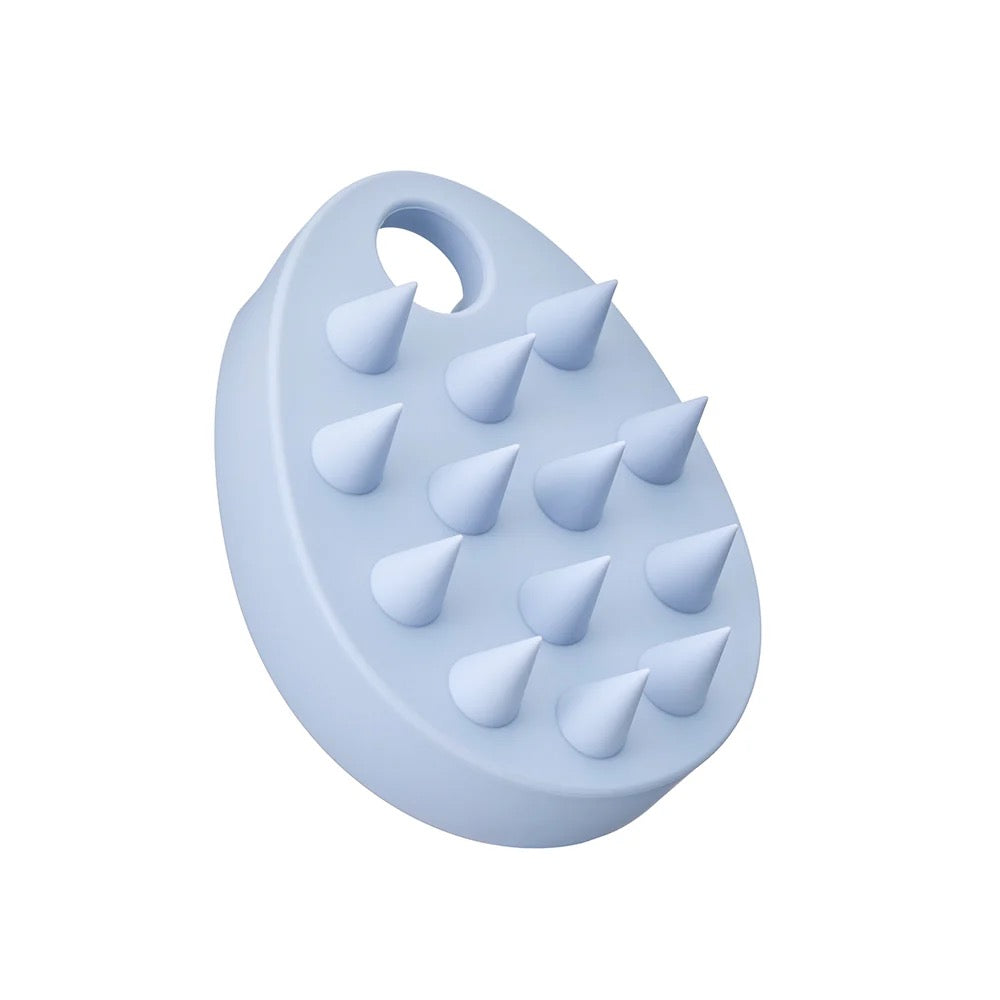 Mapepe Relaxing Scalp Care Brush Soft Sky Blue – Gentle & Soothing Scalp Massage