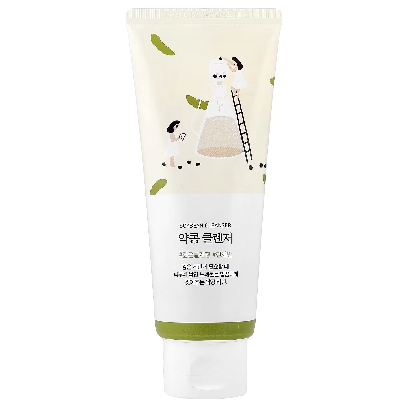 Round Lab Soybean Cleanser – Nourishing Foam Cleanser with Grain & Soybean Extracts