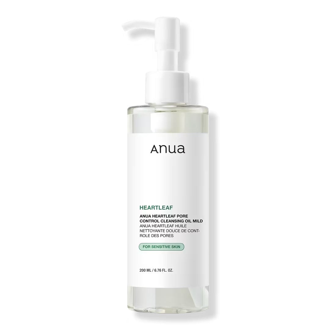 Anua Heartleaf Pore Control Cleansing Oil Mild – Purifying Calm for Sensitive Skin