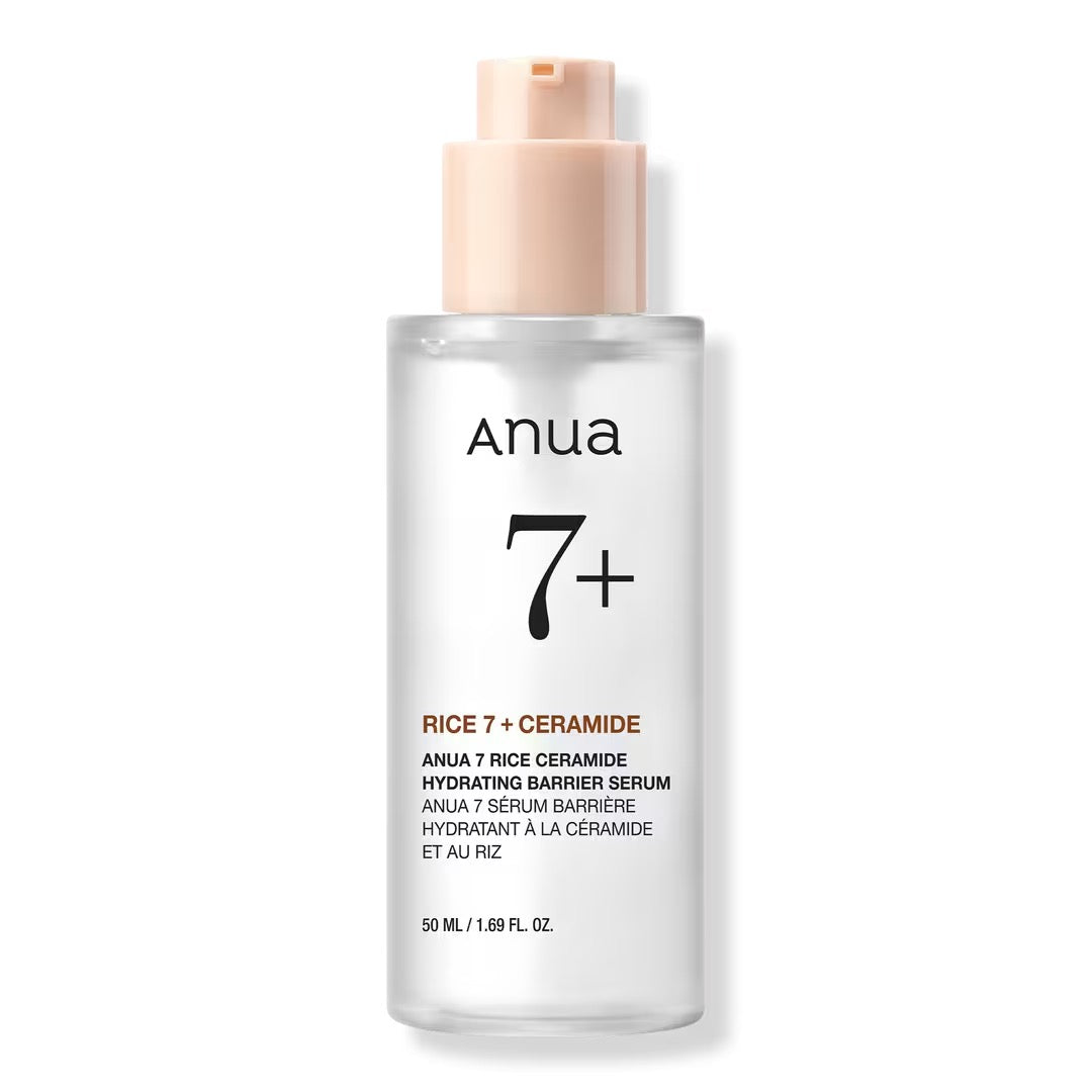 Anua 7 Rice Ceramide Hydrating Barrier Serum – Hydrate, Brighten & Strengthen Your Skin Barrier