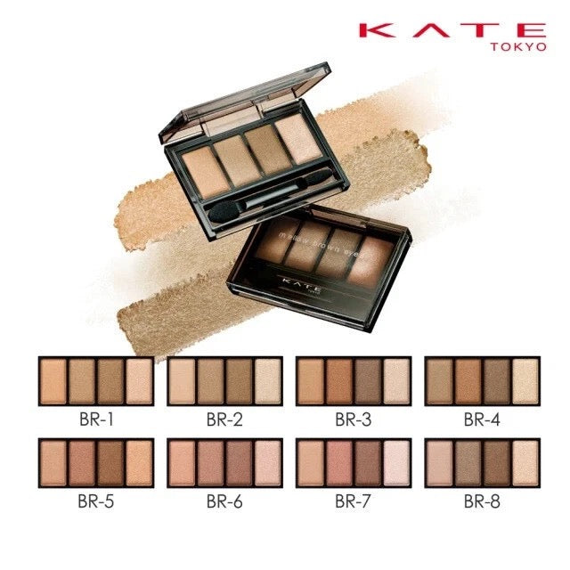 KATE Mellow Brown Eyes Palette – Soft-Brown Elegance for Everyday to Evening