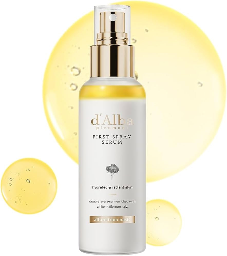 d’Alba White Truffle First Spray Serum – Mist-Serum Hydration & Radiance Boost