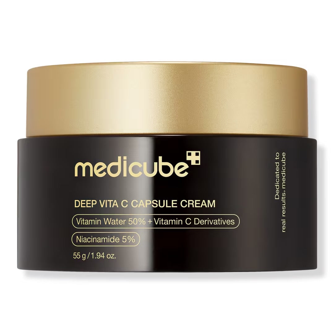 MEDICUBE Deep Vita C Capsule Cream – Luxe Brightening Capsule-Cream with Vitamin C