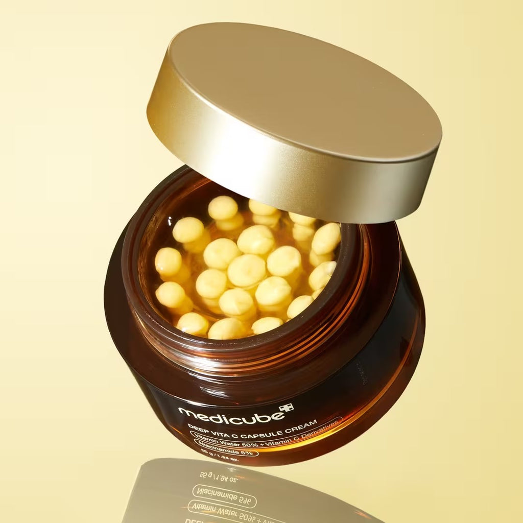 MEDICUBE Deep Vita C Capsule Cream – Luxe Brightening Capsule-Cream with Vitamin C