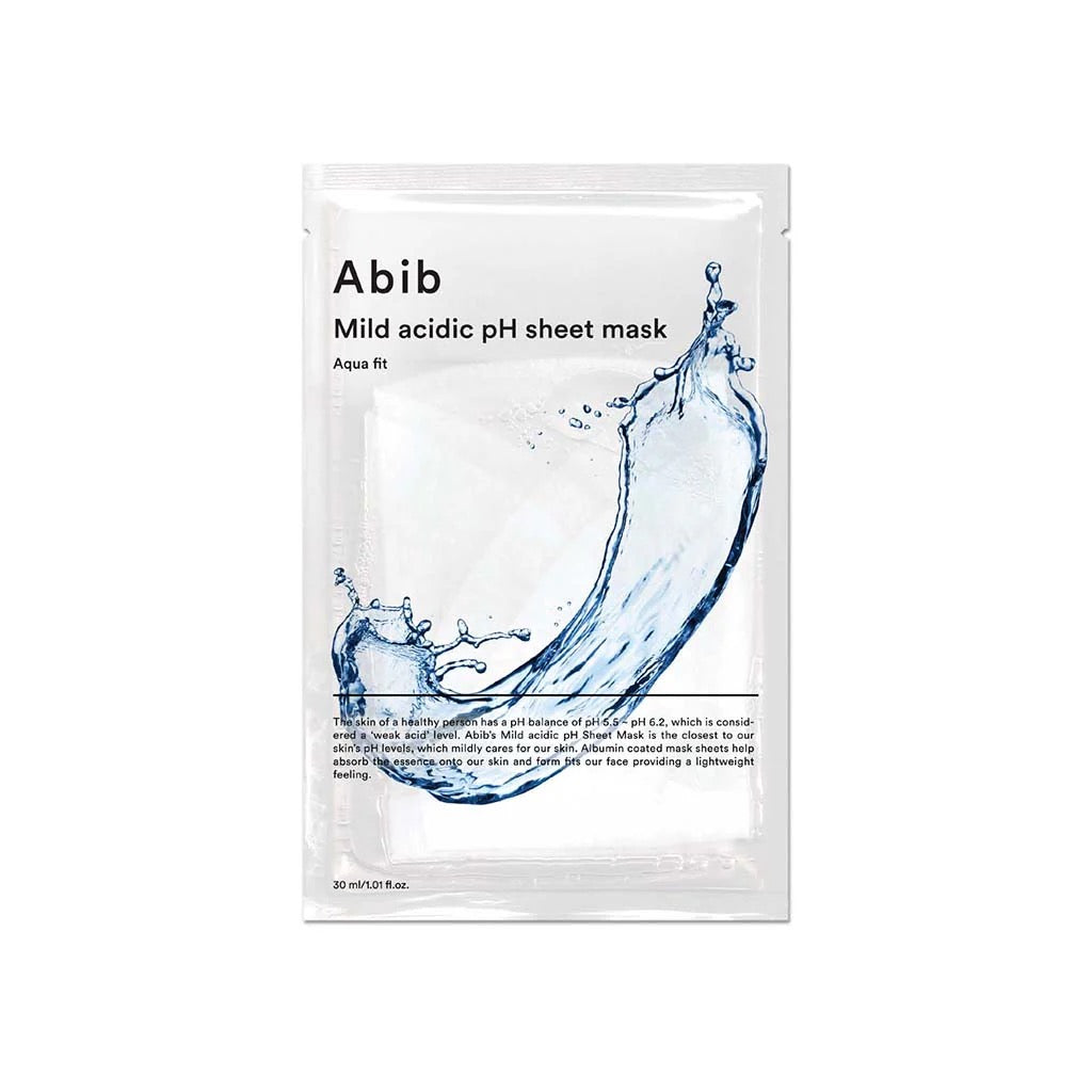Abib Mild Acidic pH Sheet Mask – Balanced pH & Tailored Care for Every Skin Concern