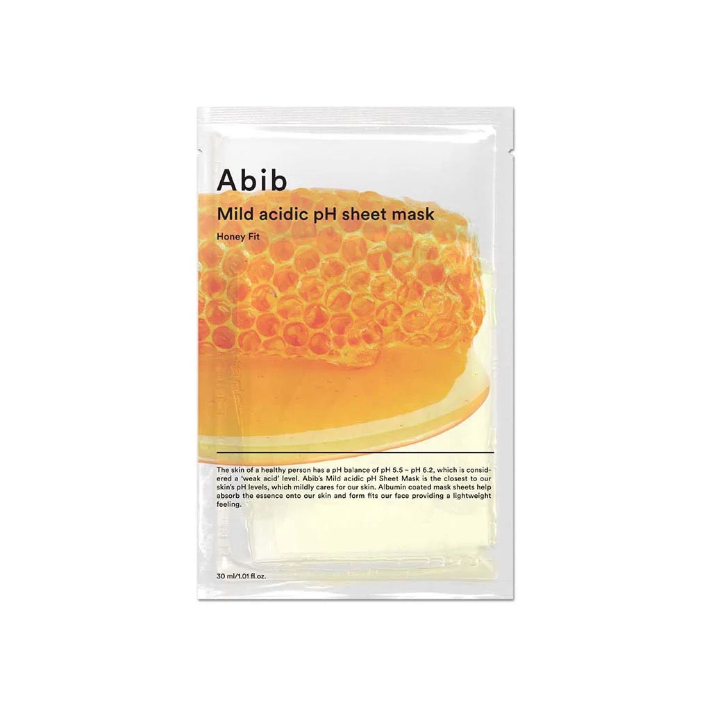 Abib Mild Acidic pH Sheet Mask – Balanced pH & Tailored Care for Every Skin Concern
