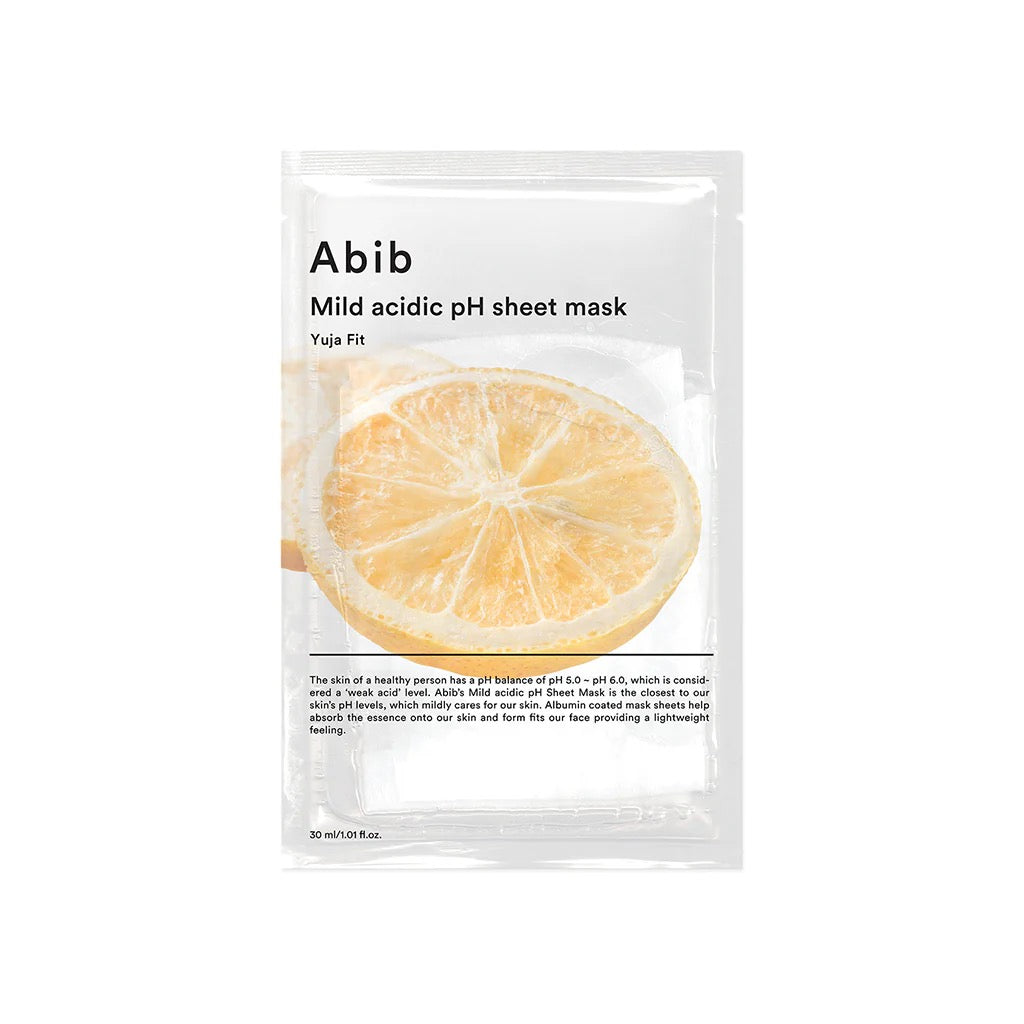 Abib Mild Acidic pH Sheet Mask – Balanced pH & Tailored Care for Every Skin Concern