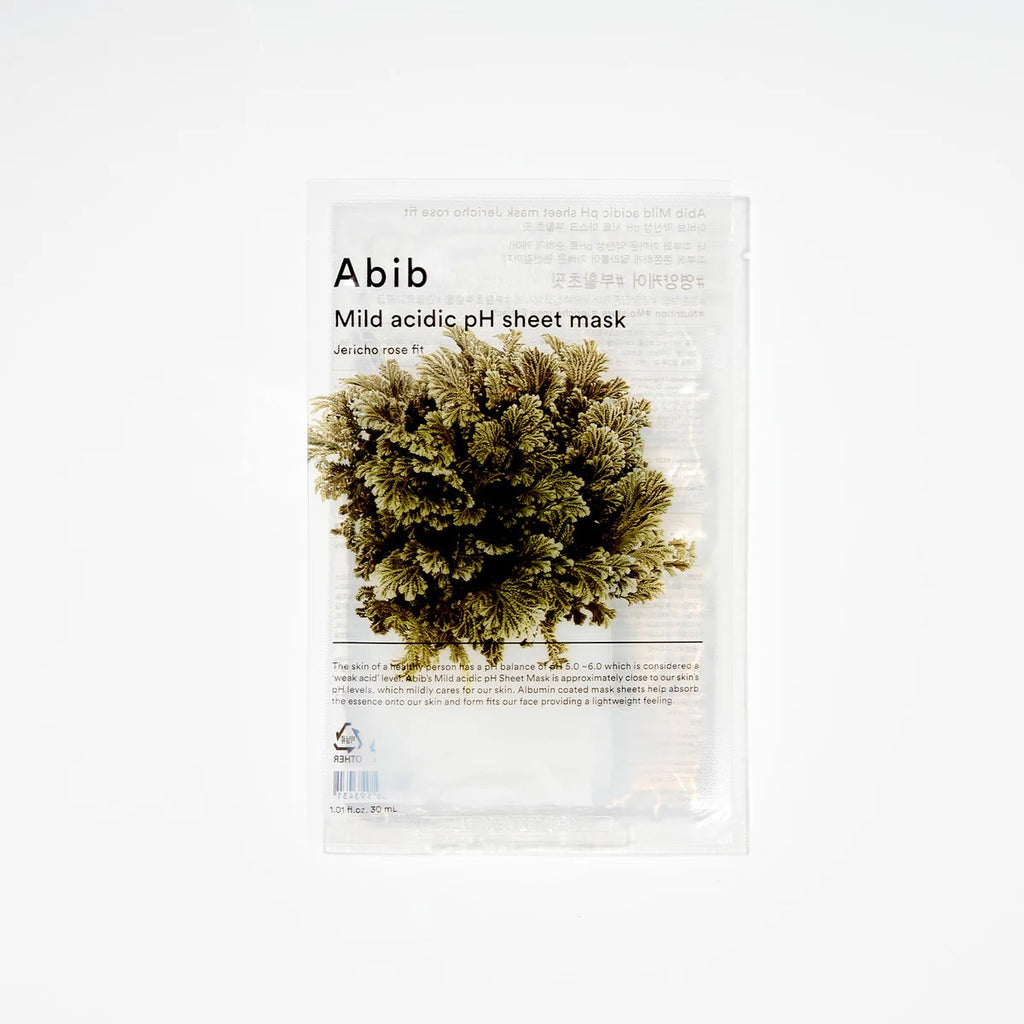 Abib Mild Acidic pH Sheet Mask – Balanced pH & Tailored Care for Every Skin Concern