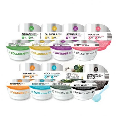 LINDSAY Modeling Mask Cup Pack 28 g – Spa-Level Peel-Off Modeling Mask