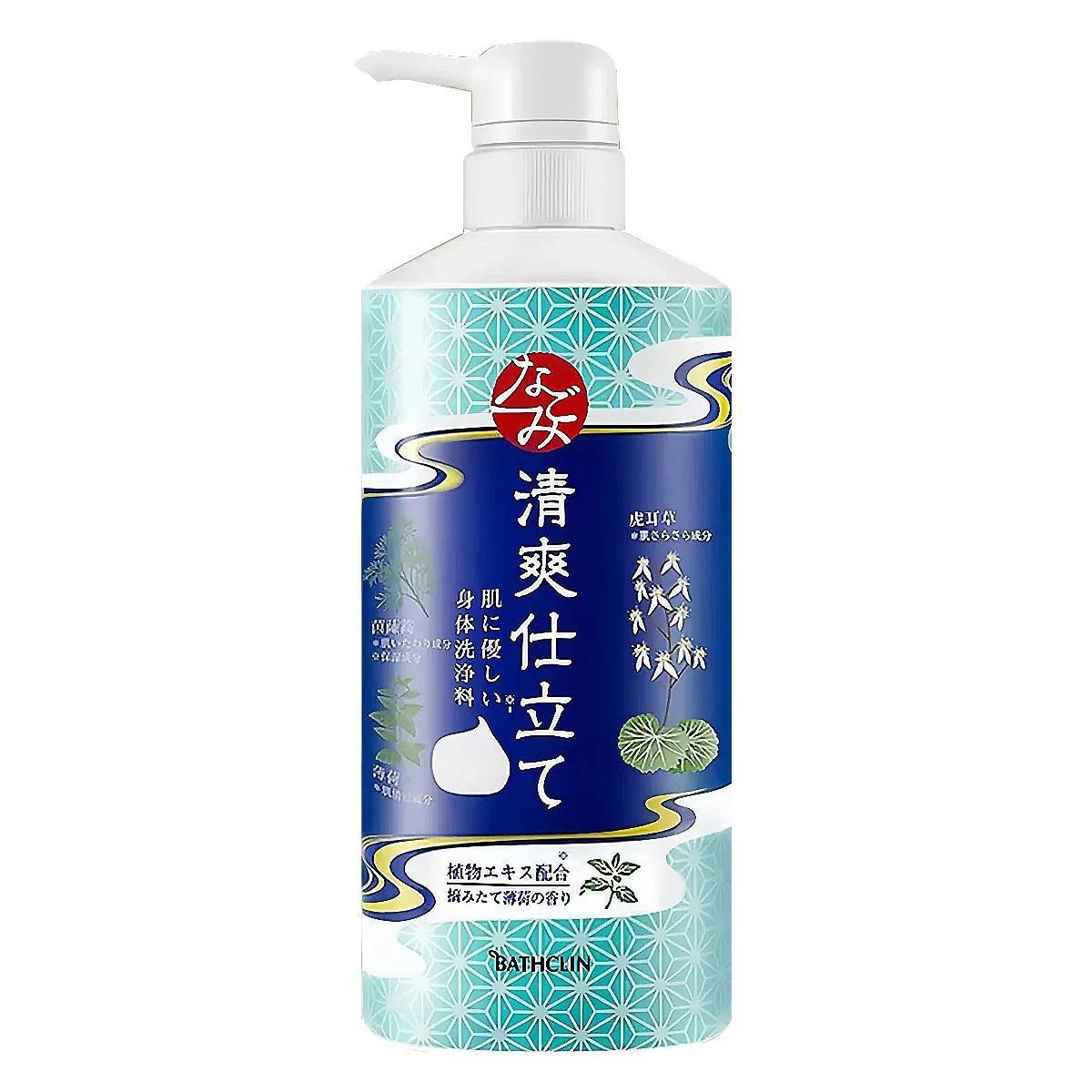 Bathclin Nagomi Body Soap Cool – Refreshing Cool Foam Cleanse for Body & Mind