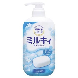 Cow Brand Milky Body Soap 500 mL – Gentle Daily Moisture Wash for Silky Skin
