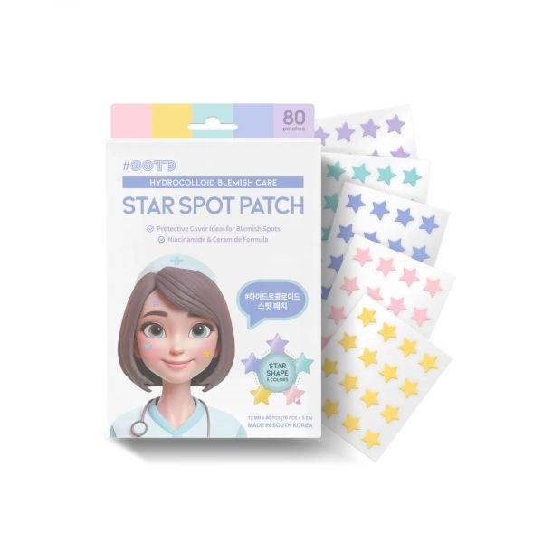 OOTD Star Spot Patch (80 Patches) – Cute, Fast-Acting Acne Care