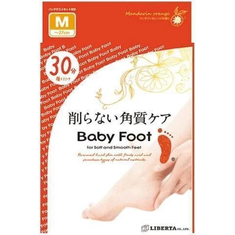 Liberta Baby Foot Exfoliation Foot Peel 30 Minutes Treatment – Size M – Transform Your Feet in Just 30 Minutes