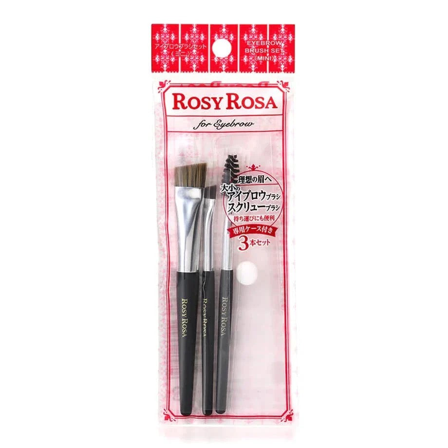 ROSY ROSA Eyebrow Brush Set (3pc)