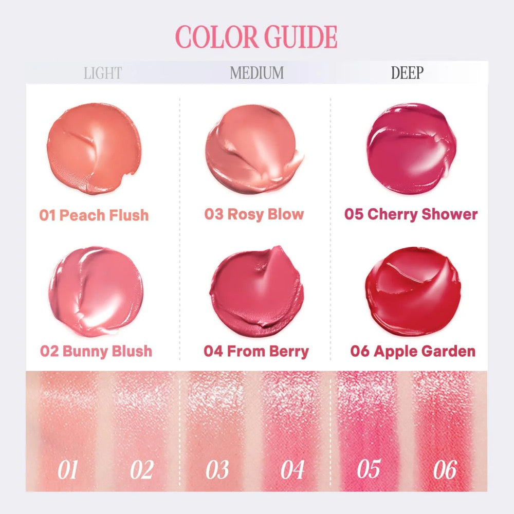CLIO Essential Lipcheek Tap – One Tap, Fresh Flush for Lips & Cheeks