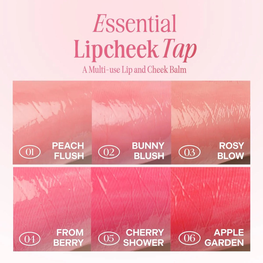 CLIO Essential Lipcheek Tap – One Tap, Fresh Flush for Lips & Cheeks
