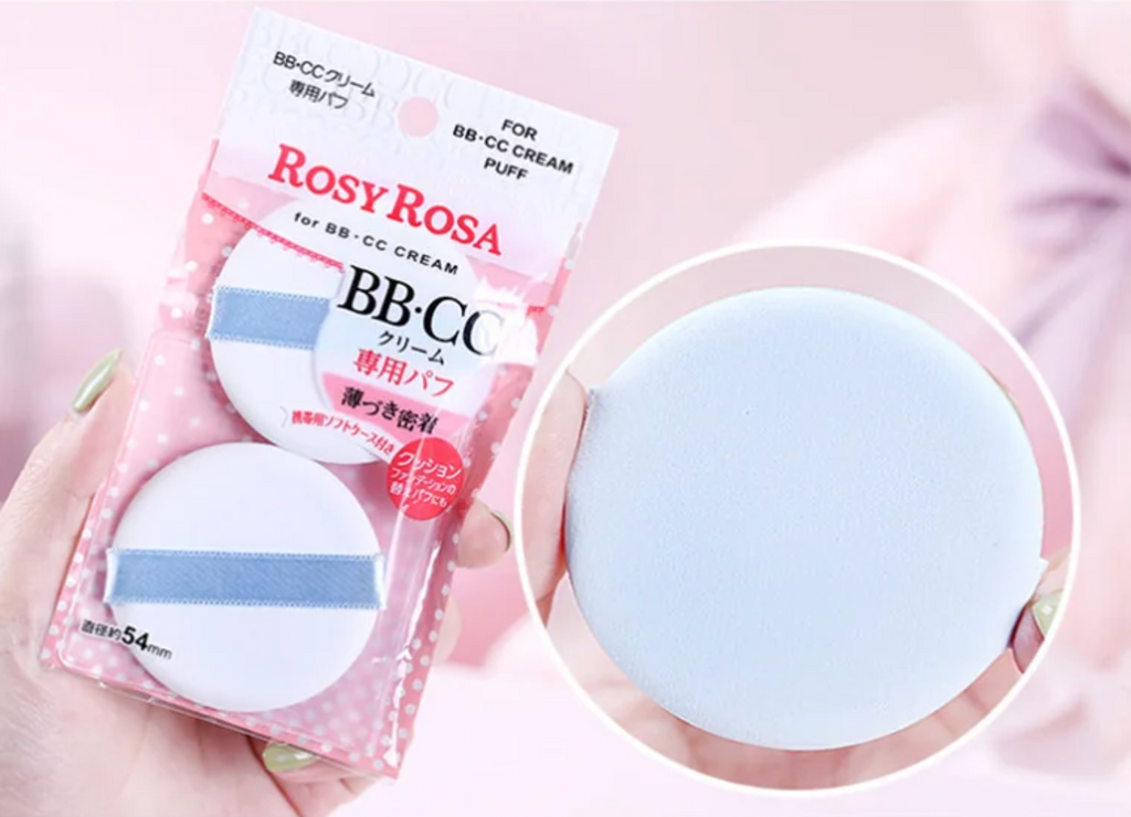 ROSY ROSA Make Up Puff for BB/CC Cream (2 pcs) – Precision Puff Set for BB/CC Cushion Use