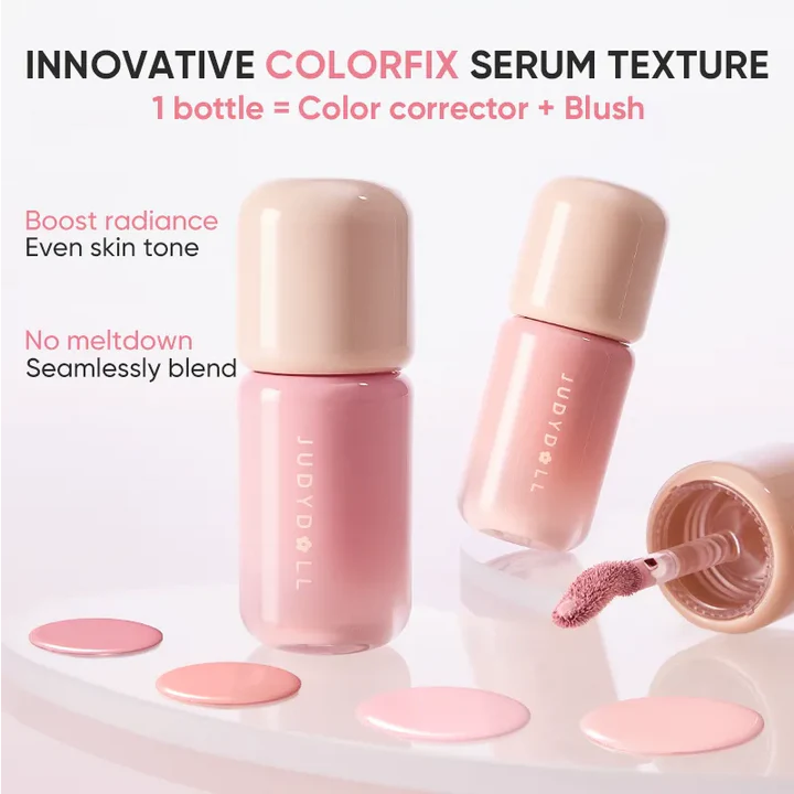 Judydoll Soft & Smooth Blush Lotion – Lightweight Glow & Natural Flush Liquid Blush
