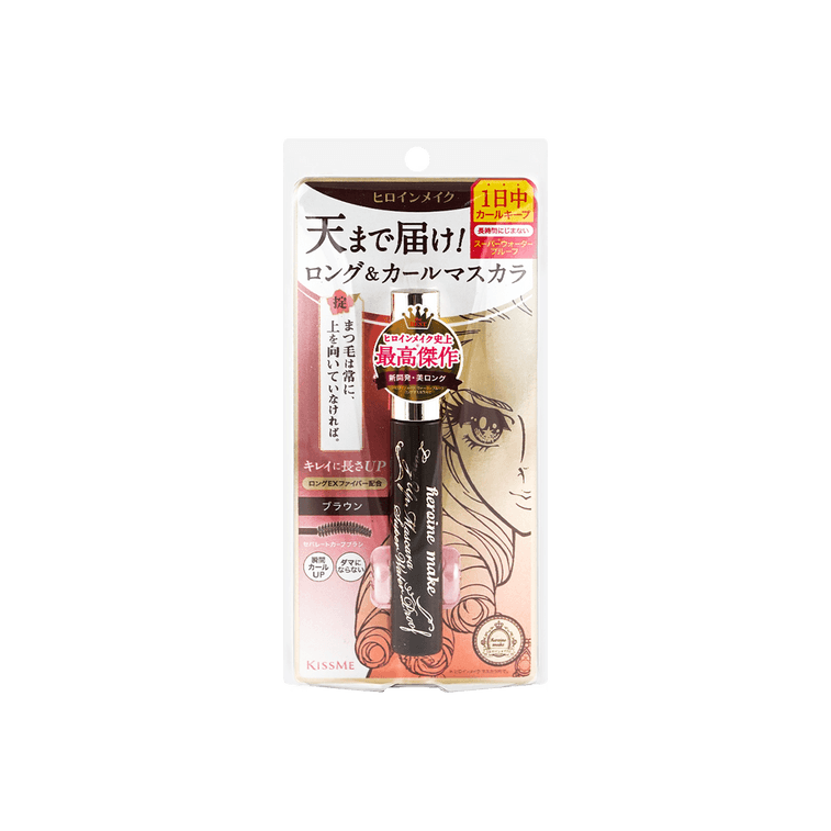 Kiss Me Heroine Make Long Up Mascara – Lengthening & Long-Lasting Curl Mascara