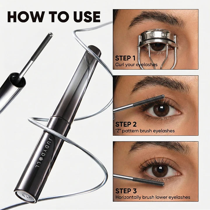 Judydoll Iron Mascara – Precision Curling & Long-Lasting Lash Definition Mascara