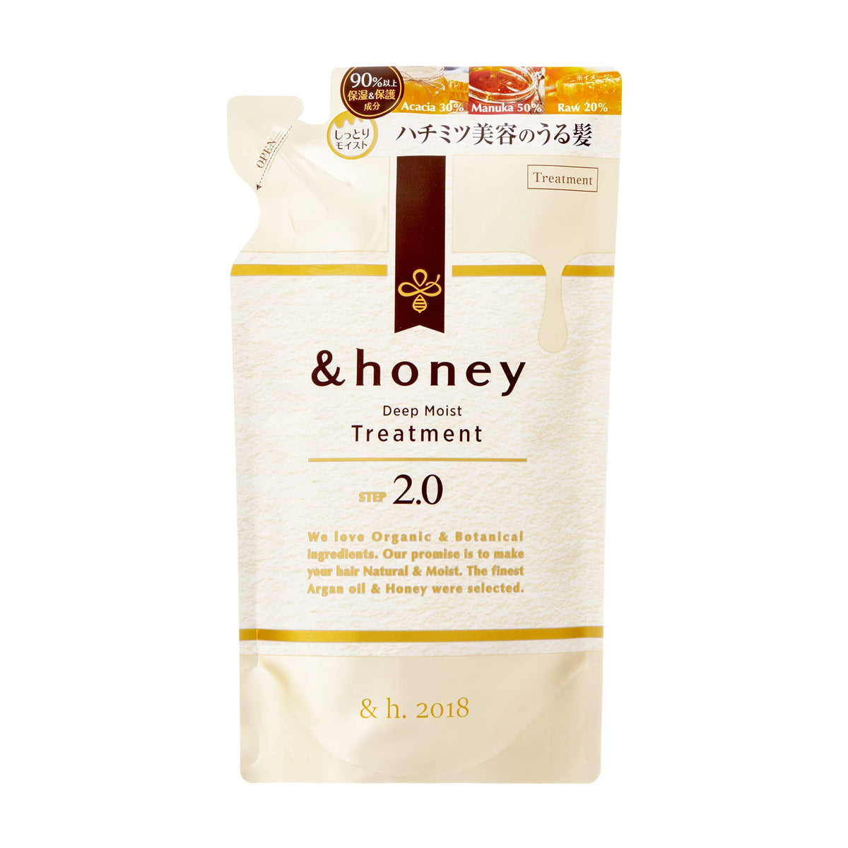 &honey Deep Moist Shampoo / Treatment Refill Pack – Intensive