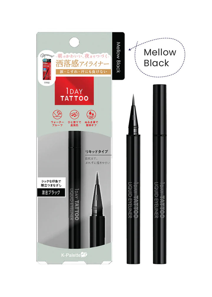 K-Palette 1 Day Tattoo Liquid Eyeliner – Ultra-Precise & Waterproof Long-Lasting Eyeliner