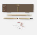 Excel The Prime 3-in-1 Eyebrow Pencil Powder Brush – Natural Defined Brow Finish