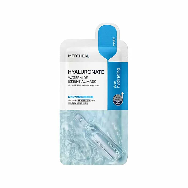 Mediheal Hyaluronate Watermide Essential Mask – Deep Hydration & Moisture Lock