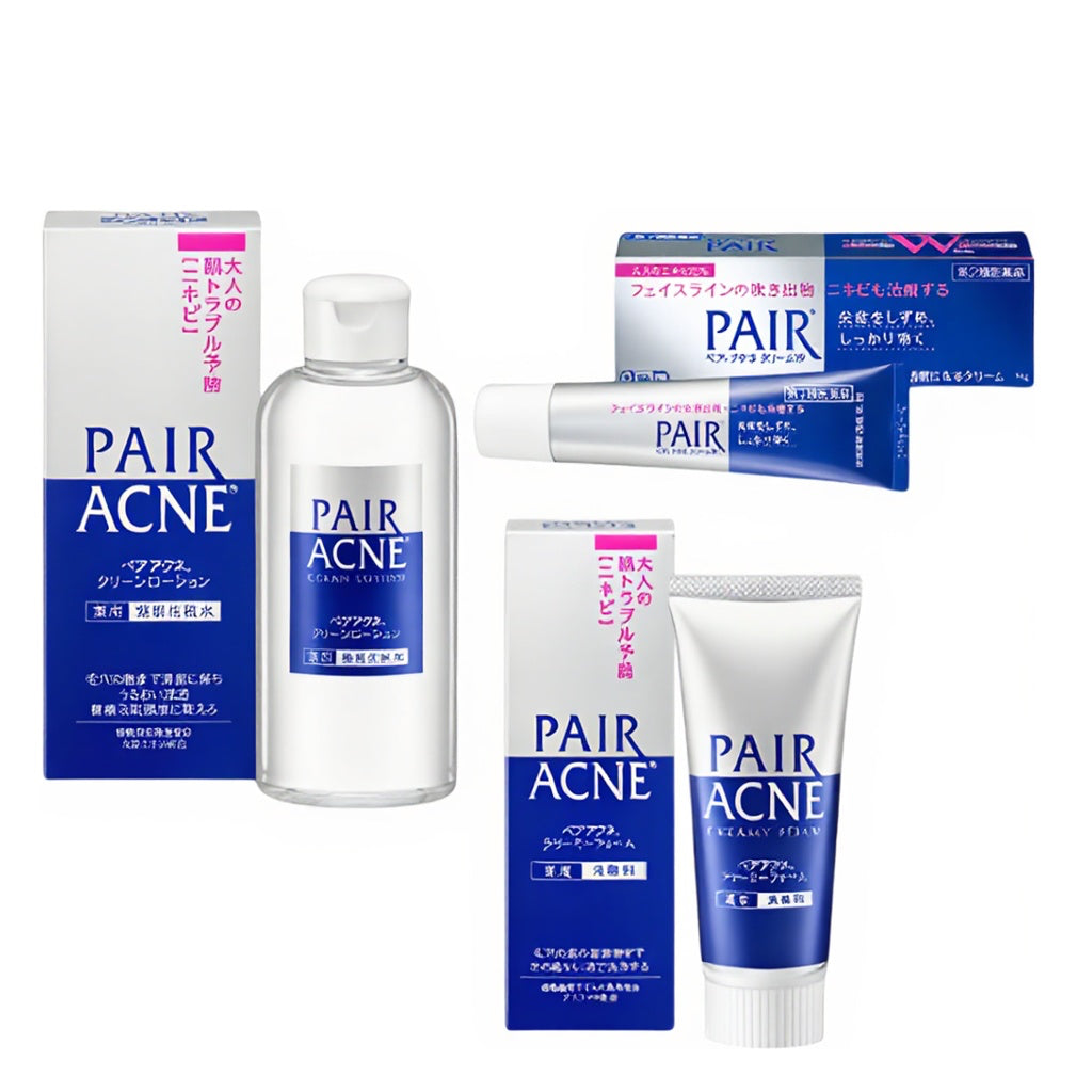 Lion Pair Acne Bundle with 14g Acne Cream, Face Wash, Clear Lotion