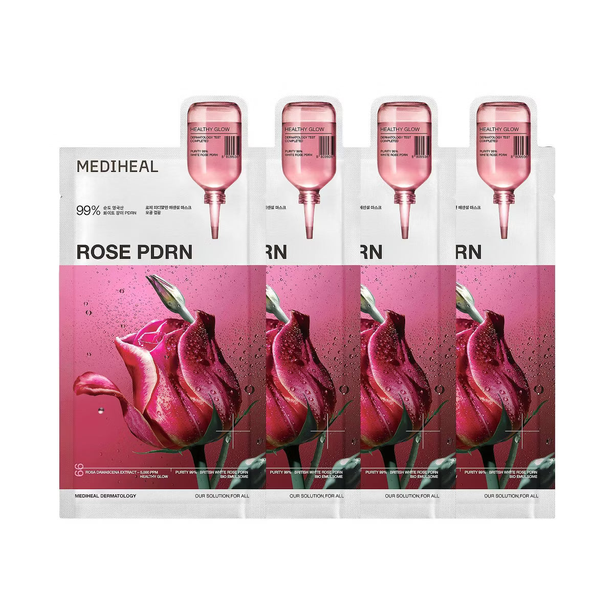 Mediheal Rose PDRN Essential Mask – Healthy Glow & Skin Renewal